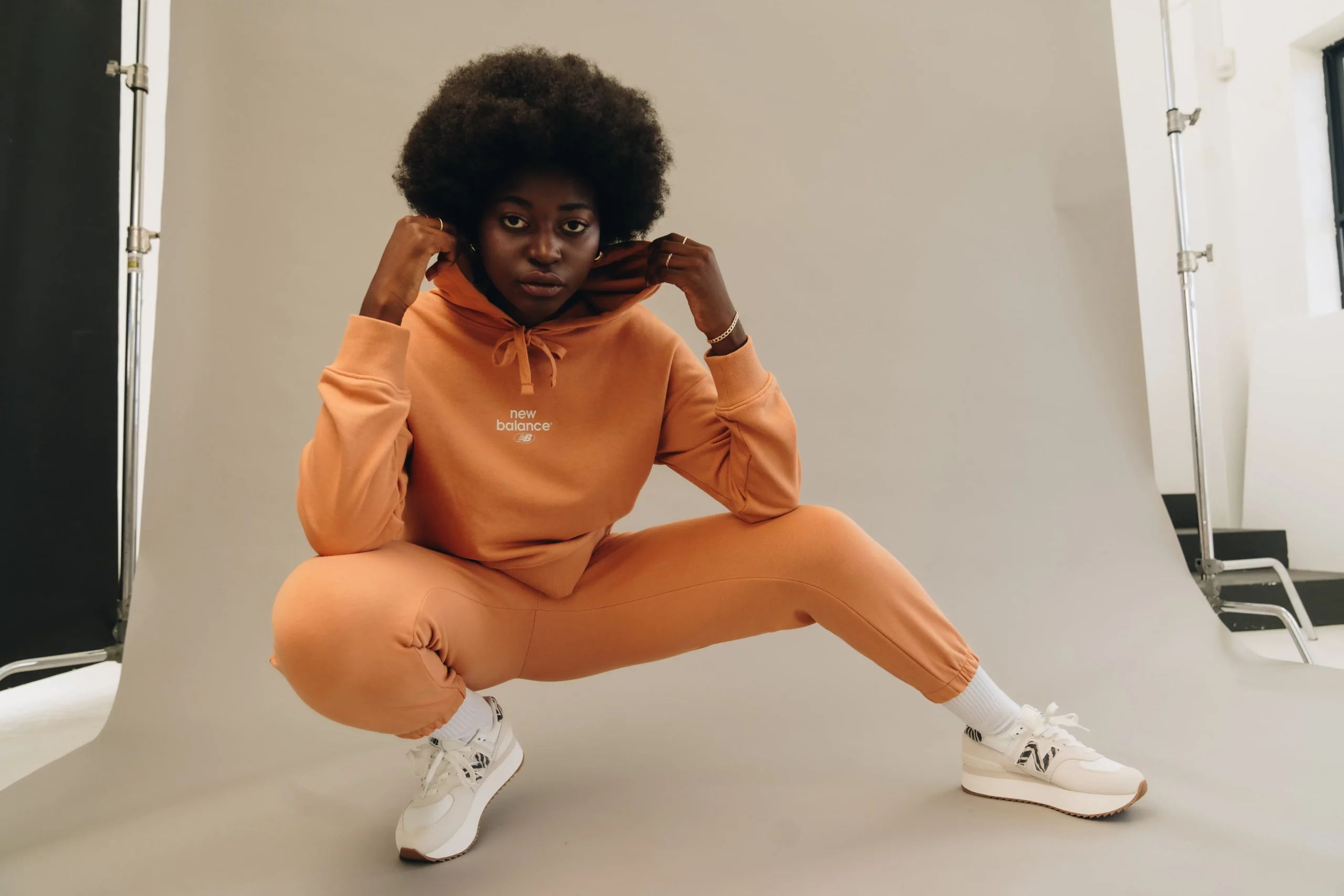 Behind the scenes of a New Balance campaign shoot